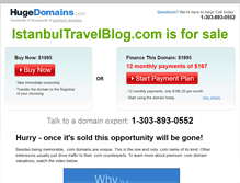 Tablet Screenshot of istanbultravelblog.com